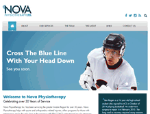 Tablet Screenshot of novaphysio.ca